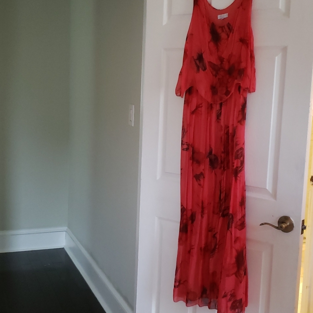 H Trend italian 100% Silk dress size Small